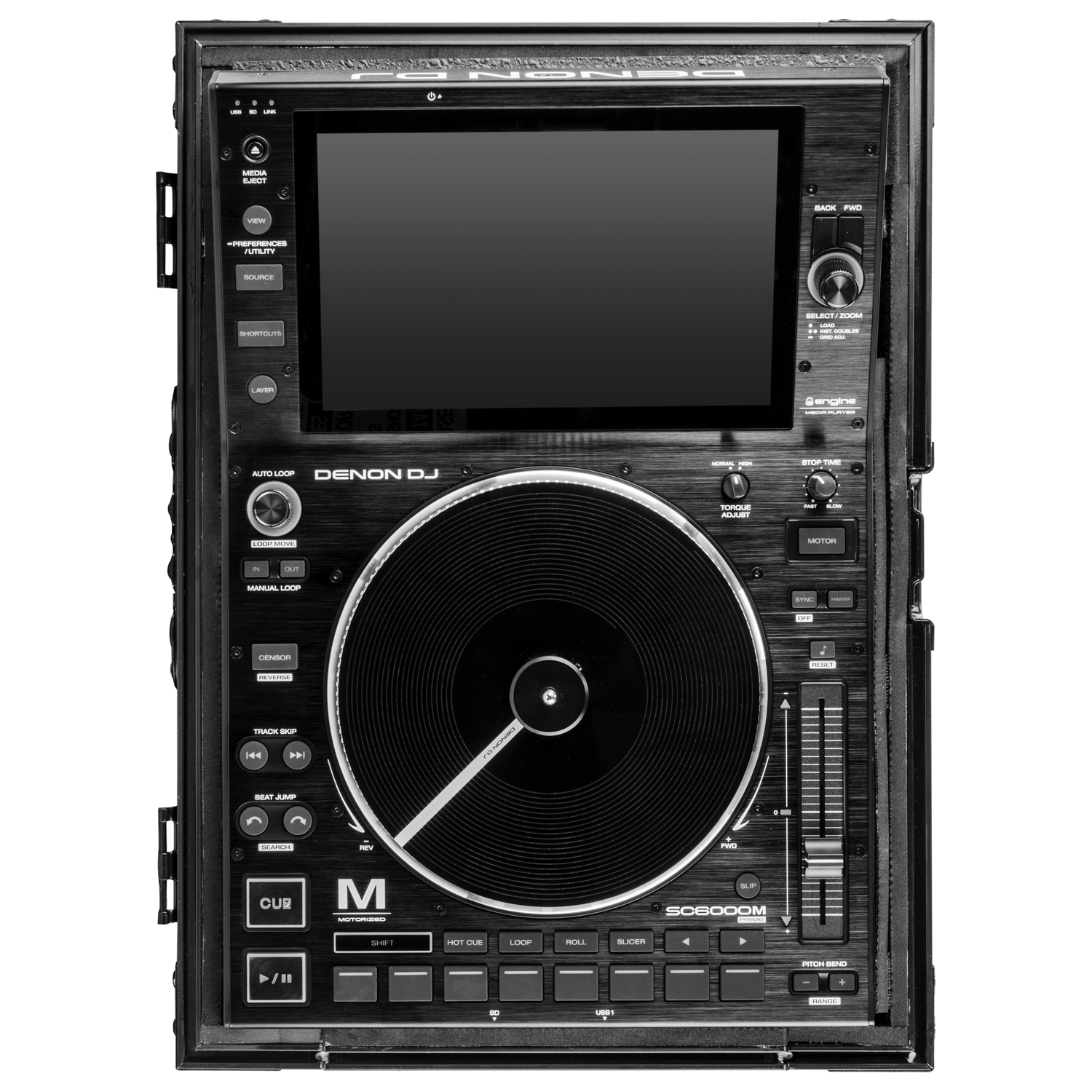 Odyssey SWF7246BLK, 72″ W x 46″ H All-Black Pro DJ Facade