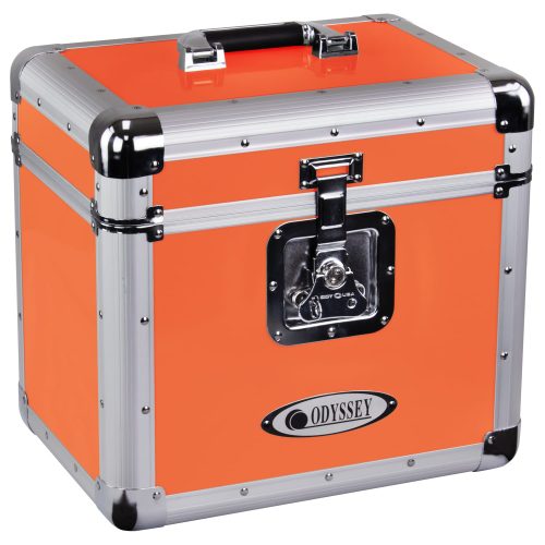 Odyssey Vintage Series Hot Rod Orange 12" Vinyl Records or LP Case, Holds 70 PCS