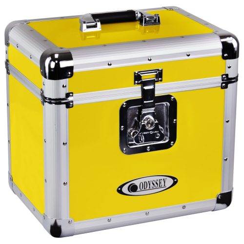 Odyssey Vintage Series Hot Rod Yellow 12" Vinyl Records or LP Case, Holds 70 PCS