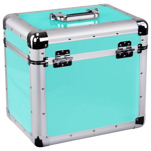 Odyssey Vintage Series Teal 12" Vinyl Records or LP Case, Holds 70 PCS - Image 2