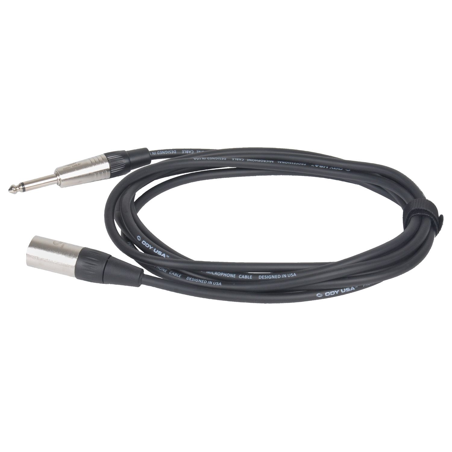 XLR Male to Mono 1/4 Male Unbalanced Microphone Cable (3 ft) - Odyssey  Cases